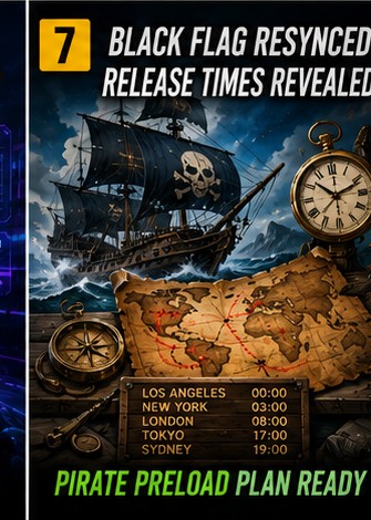Assassin’s Creed Black Flag Resynced release times and New Zealand trick detailed