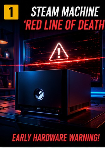 Steam Machine user reports ‘red line of death’
