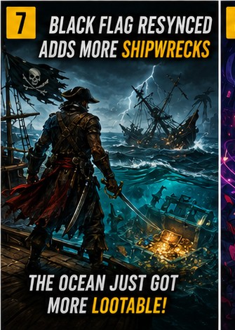 Assassin’s Creed Black Flag Resynced offers ‘a lot’ of new shipwrecks to discover