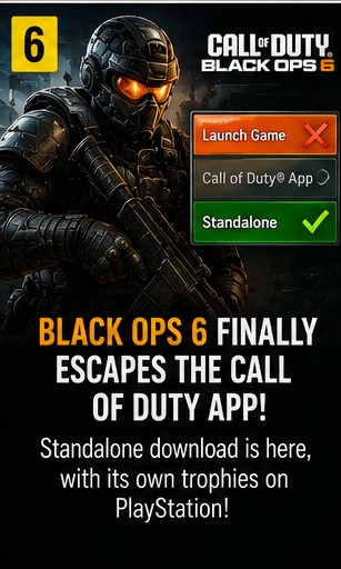 7 July 2026 – Black Ops 6 Finally Escapes The Call Of Duty App
