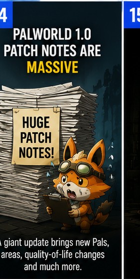 9 July 2026 – Palworld 1.0 Patch Notes Are Reportedly Massive