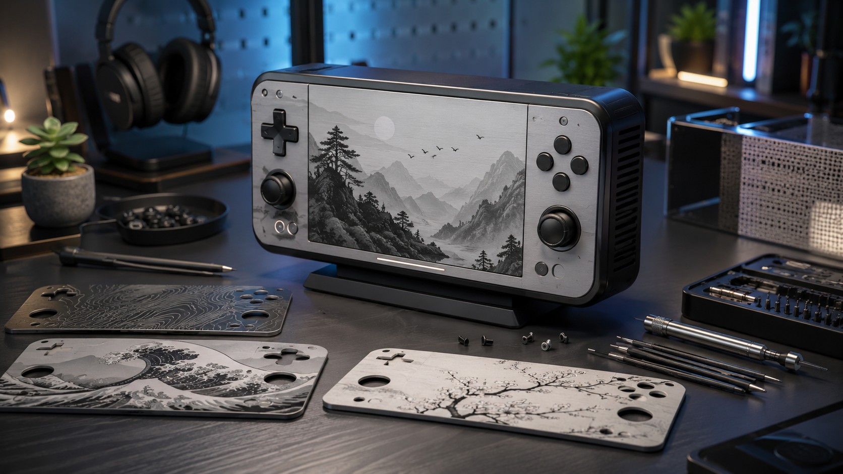 10 July 2026 – JSAUX Reveals Custom E-Ink Faceplates For Steam Machine