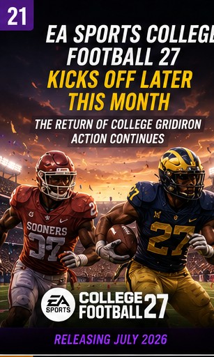 EA Sports College Football 27 Approaches Its July Launch Window