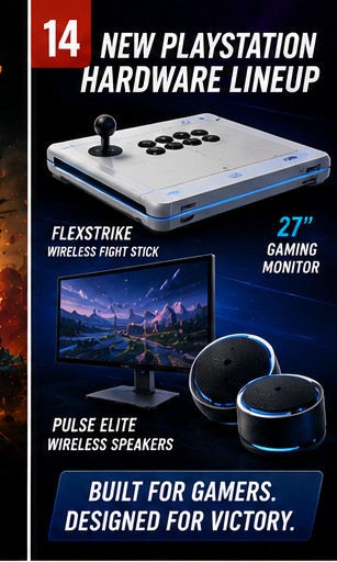 FlexStrike Fight Stick and New PlayStation Hardware Receive Fresh Details