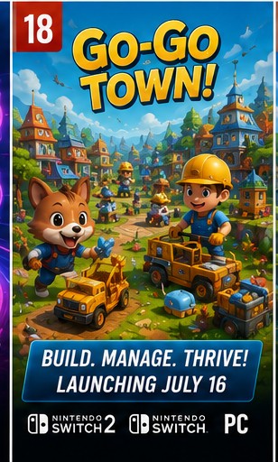 Go-Go Town! Expands to Nintendo Platforms on July 16