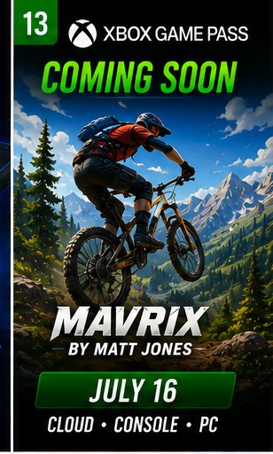 Mavrix by Matt Jones Rides Into Game Pass on July 16