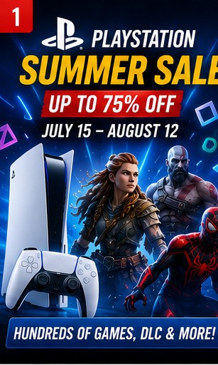 PlayStation Store Summer Sale Begins With Discounts of Up to 75%