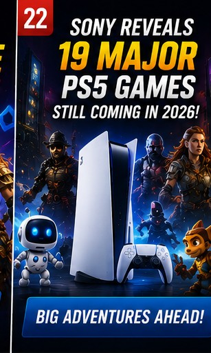 Sony Highlights 19 Major PS5 Games Still Planned for 2026