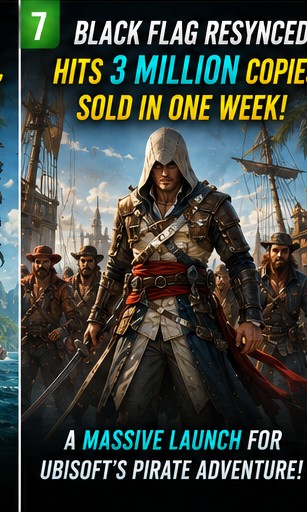 Assassin’s Creed Black Flag Resynced Passes Three Million Copies