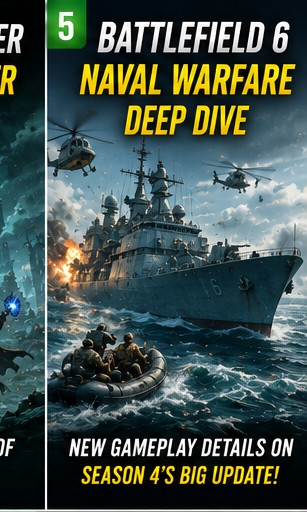 Battlefield 6 Details Naval Warfare Ahead of Season 4