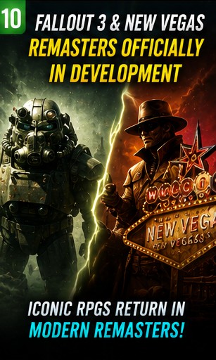 Fallout 3 and New Vegas Remasters Are Officially in Development