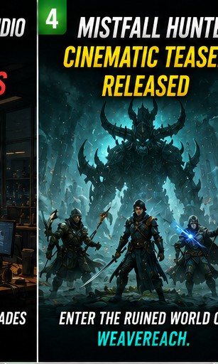 Mistfall Hunter Cinematic Teaser Introduces Its Dark Fantasy Battlefield