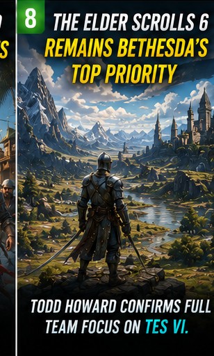 The Elder Scrolls 6 Remains Bethesda’s Main Development Priority