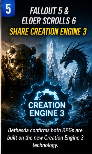 Fallout 5 and The Elder Scrolls 6 Will Share Creation Engine 3 Technology