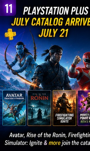 PlayStation Plus July Catalog Additions Arrive July 21