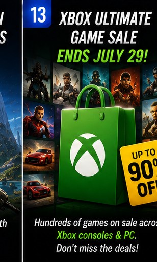 Xbox Ultimate Game Sale Continues Through July 29