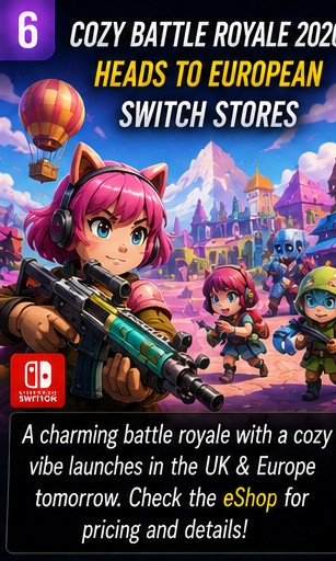 Cozy Battle Royale 2026 Heads to European Switch Stores