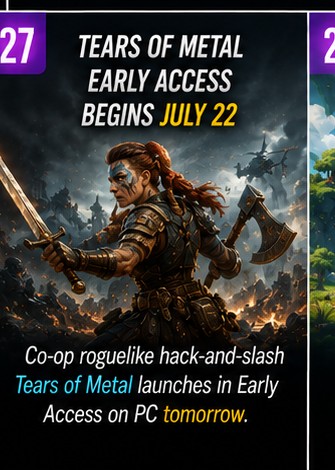 Tears of Metal Prepares for July 22 Early Access