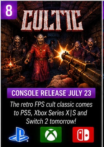 CULTIC Expands to Current Consoles on July 23
