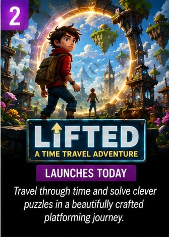 LIFTED Launches Its Time-Travelling Puzzle Adventure