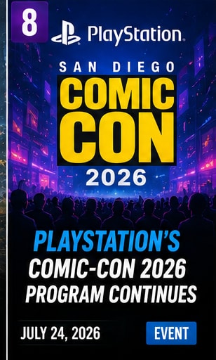 PlayStation Continues Its Comic-Con 2026 Program