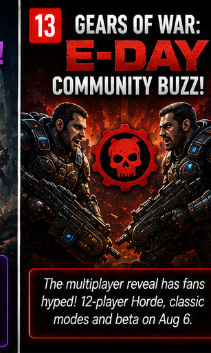 Gears of War: E-Day Multiplayer Reveal Drives Community Discussion