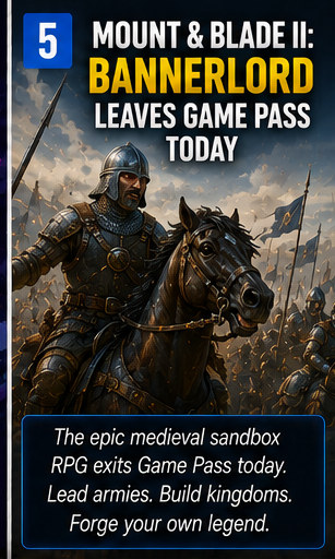 Mount & Blade II: Bannerlord Departs Game Pass