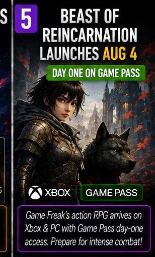 Beast of Reincarnation Nears Day-One Game Pass Launch