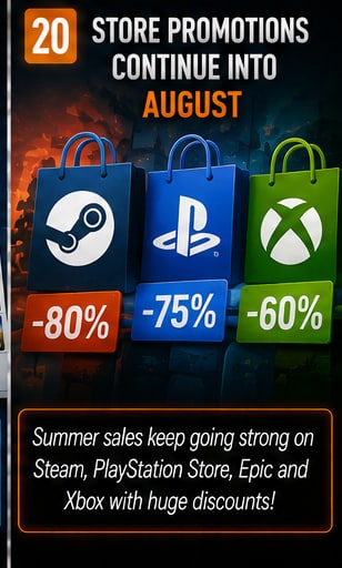 Digital Storefront Promotions Continue Into August