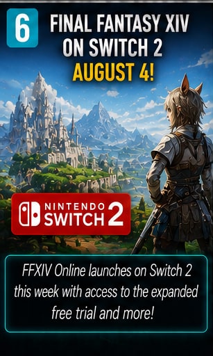 Final Fantasy XIV Switch 2 Edition Launches This Week