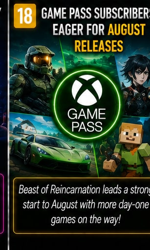 Game Pass Subscribers Prepare for New Additions