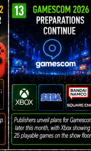 Gamescom 2026 Preparations Continue