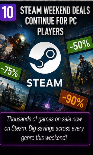 Steam Weekend Deals Continue for PC Players