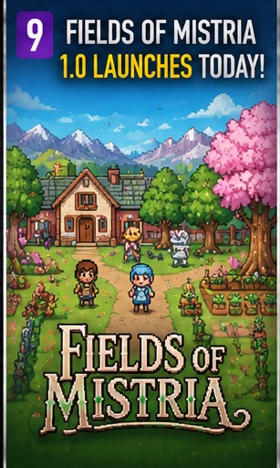 Fields of Mistria Leaves Early Access Today