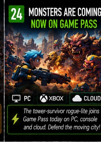 Monsters Are Coming Expands on Game Pass