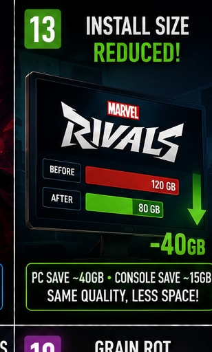 Marvel Rivals Cuts PC Install Size by Around 40GB