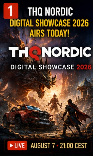 THQ Nordic Digital Showcase 2026 Airs Today