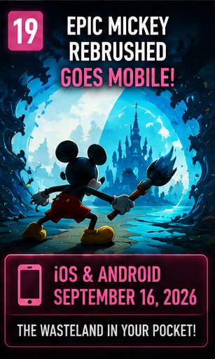 Disney Epic Mickey: Rebrushed Heads to Mobile September 16