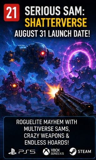 Serious Sam: Shatterverse Launches August 31