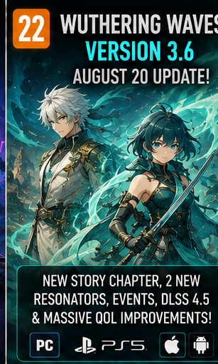 Wuthering Waves Version 3.6 Launches August 20