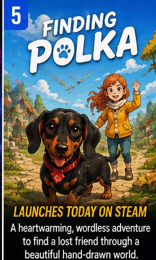 Finding Polka Begins Its Wordless Search on Steam