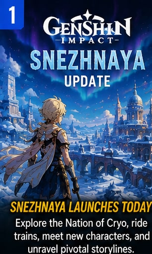 Genshin Impact Opens the Gates to Snezhnaya Today
