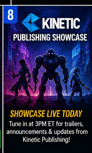 Kinetic Publishing Showcase Airs Today