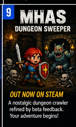 MHAS Dungeon Sweeper Launches on Steam