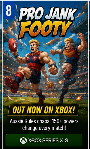 Pro Jank Footy Brings Chaotic Aussie Rules Action to Xbox