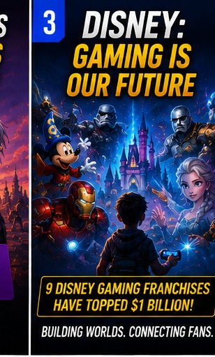 Disney Says Gaming Is Becoming a Bigger Part of Its Future