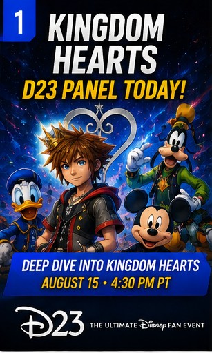 Kingdom Hearts Takes Center Stage at D23 Today