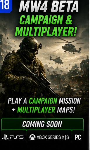 Modern Warfare 4 Beta Will Include a Campaign Mission