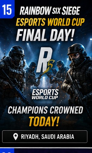 Rainbow Six Siege Competition Reaches Its Final Day at the Esports World Cup