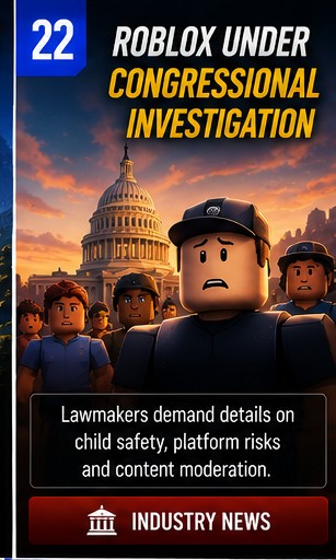 Roblox Faces New US Congressional Scrutiny Over Child Safety